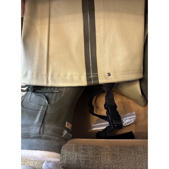 Hodgman 3 Ply Canvas Hip Felt Boots Size Womens 10‎ Men’s 8.5 100% Waterproof - Picture 9 of 15